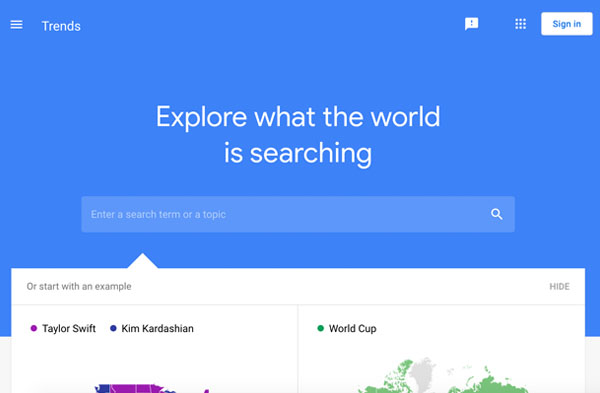 Digital Marketing Competition - Google Trends